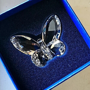 NIB Authentic Swarovski Large Brilliant Butterfly Crystal Clear Figurine #840429